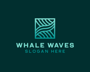 Software Tech Waves logo design