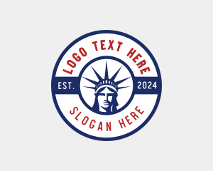 United  States - Statue of Liberty America logo design