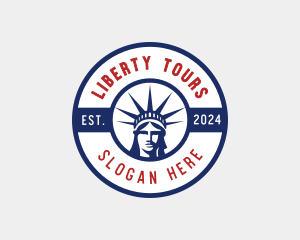 Statue Of Liberty - Statue of Liberty America logo design