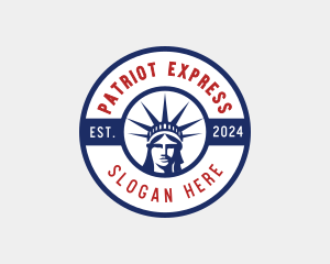 America - Statue of Liberty America logo design