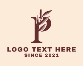 Influencer - Beauty Influencer Letter P logo design