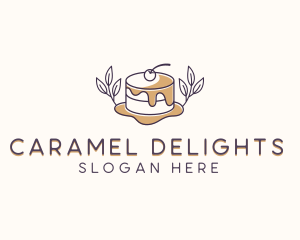 Caramel - Sweet Cake Baking logo design