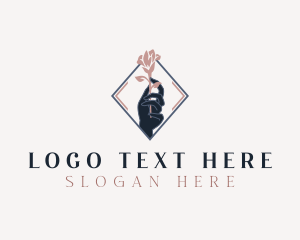 Elegant - Floral Hand Wellness logo design