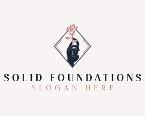 Floral Hand Wellness Logo