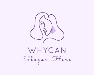 Woman - Violet Female Earrings logo design