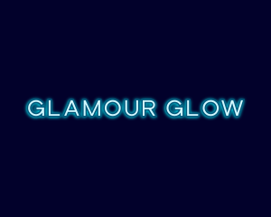 Neon Glow Nightclub logo design