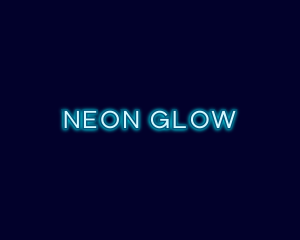 Neon Glow Nightlife logo design