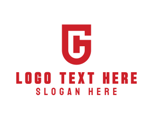 Negative Space - Shield Software Letter C logo design