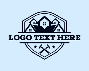 Carpentry - Hammer Roofing Carpentry logo design