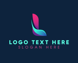 Creative Advertising Letter L logo design