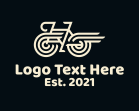Triathlon - Fast Bicycle logo design