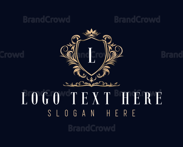 Luxury Crown Emblem Logo