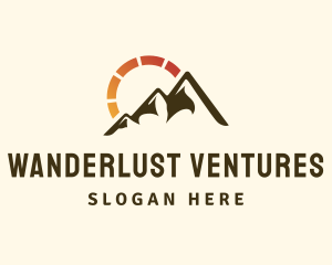 Mountain Sun Solar logo design