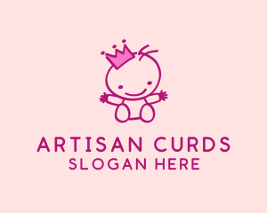 Pink Baby Princess logo design