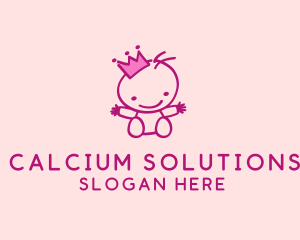 Pink Baby Princess logo design