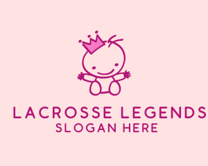 Pink Baby Princess logo design