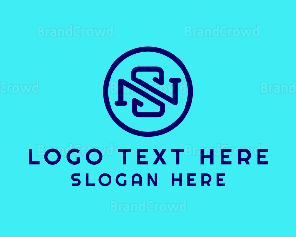 Tech Digital Company Letter NS Logo