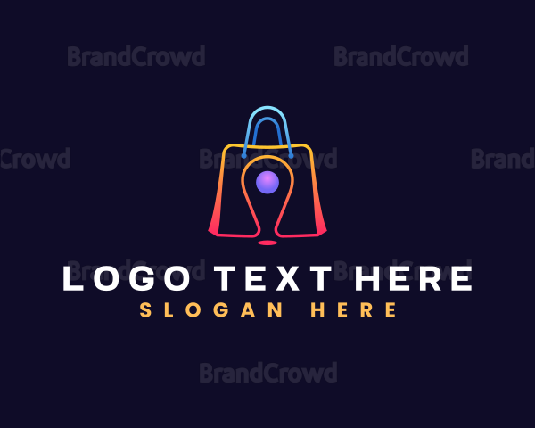 Location Shopping Bag Logo