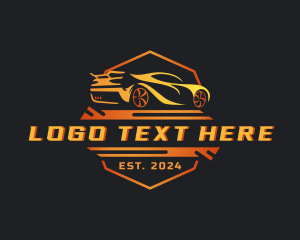 Garage - Auto Racing Garage logo design