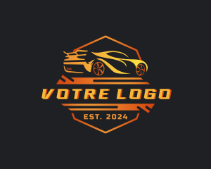 Driving - Auto Racing Garage logo design
