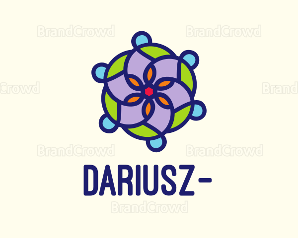 Moroccan Flower Tile Logo