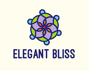 Pattern - Moroccan Flower Tile logo design