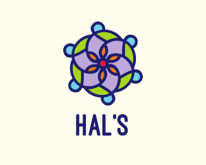 Decoration - Moroccan Flower Tile logo design