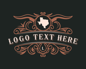 Map - Horn Ranch Texas logo design