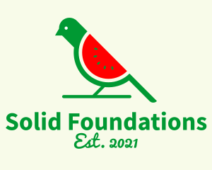 Juice Stall - Bird Dove Watermelon logo design