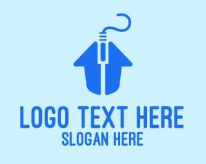 Download - Blue Home Click logo design