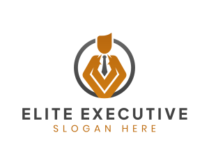 Ceo - Employer Manager Suit logo design