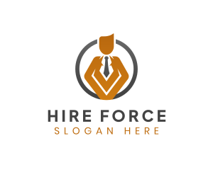 Employer - Employer Manager Suit logo design