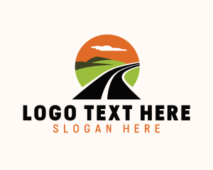 Scenic - Vacation Roadtrip Travel logo design
