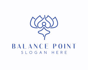 Standing Balance Yoga logo design