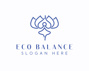 Standing Balance Yoga logo design