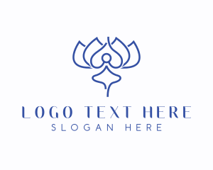 Yogi - Standing Balance Yoga logo design