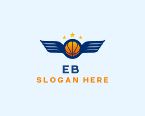 Basketball Varsity Wings Logo