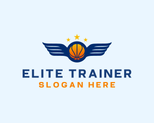 Basketball Varsity Wings logo design