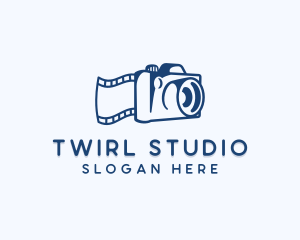 Film Camera Phot Studio logo design