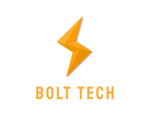 Bolt - Geometric Lightning Bolt logo design