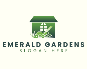 Home Lawn Landscaping logo design