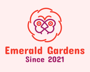 Flower Butterfly Garden logo design