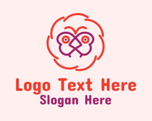 Flower Butterfly Garden Logo