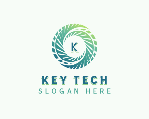 Cyberspace Technology Software logo design