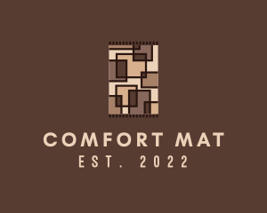 Mat - Carpet Textile Weaver logo design