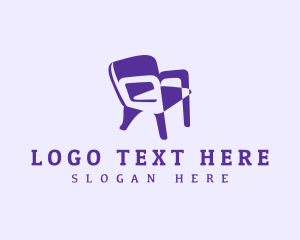 Upholstery - Furniture Chair Seat logo design