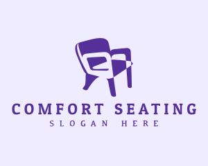 Furniture Chair Seat logo design