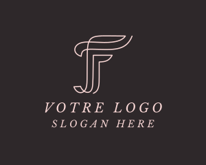 Feminine Boutique Letter F Logo
