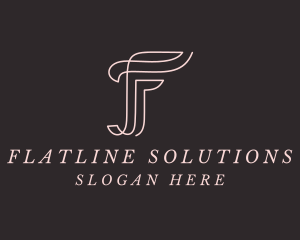 Feminine Boutique Letter F logo design