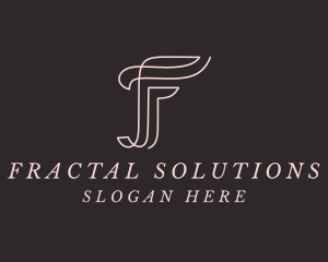 Feminine Boutique Letter F logo design